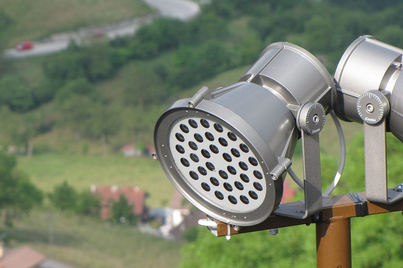 Smart Technology That Can Cut Energy Costs Close Up of an LED Floodlight