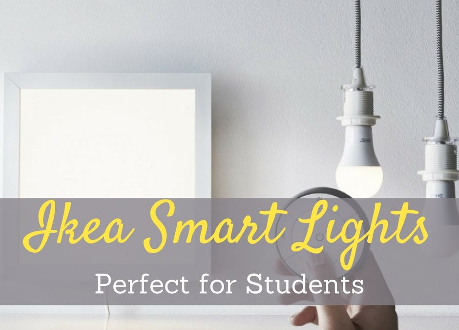 Use Ikea smart lights, known as TRÅDFRI to add smart lighting to a college student’s life and make things easier and happier for everyone.
