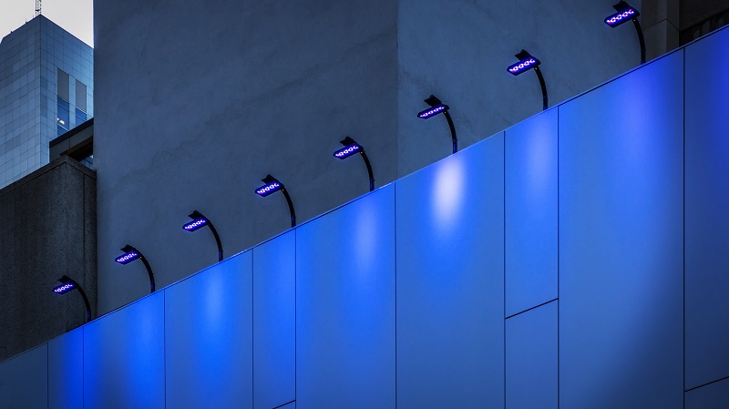 Morris Lighting Reviews a Row of LED Lights Lined Up Above a Wall