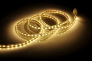 Tips for Hanging LED Strip Lights Close Up of White Strip Lighting