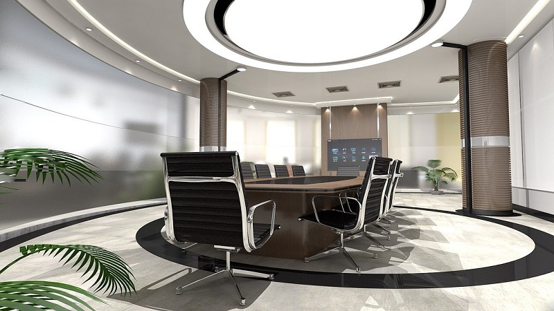 LED Office Lighting Solutions The Interior of a Conference Room