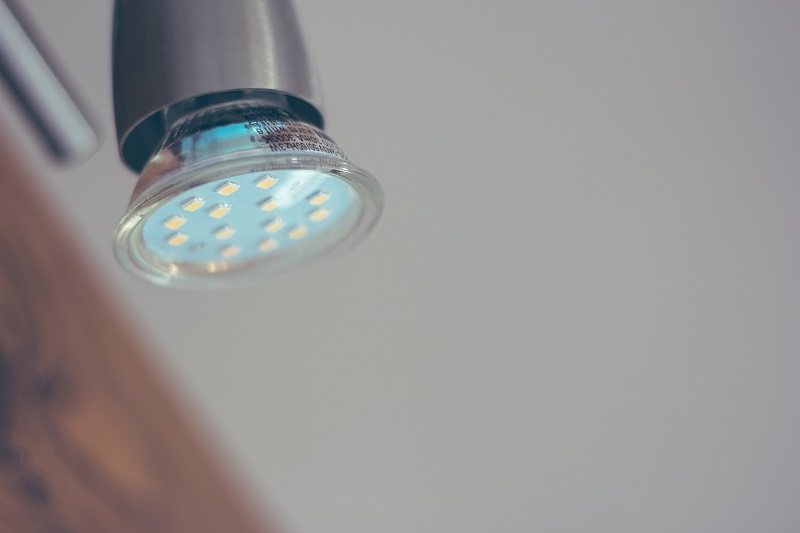 Cob vs SMD Lights Close up of an LED Light